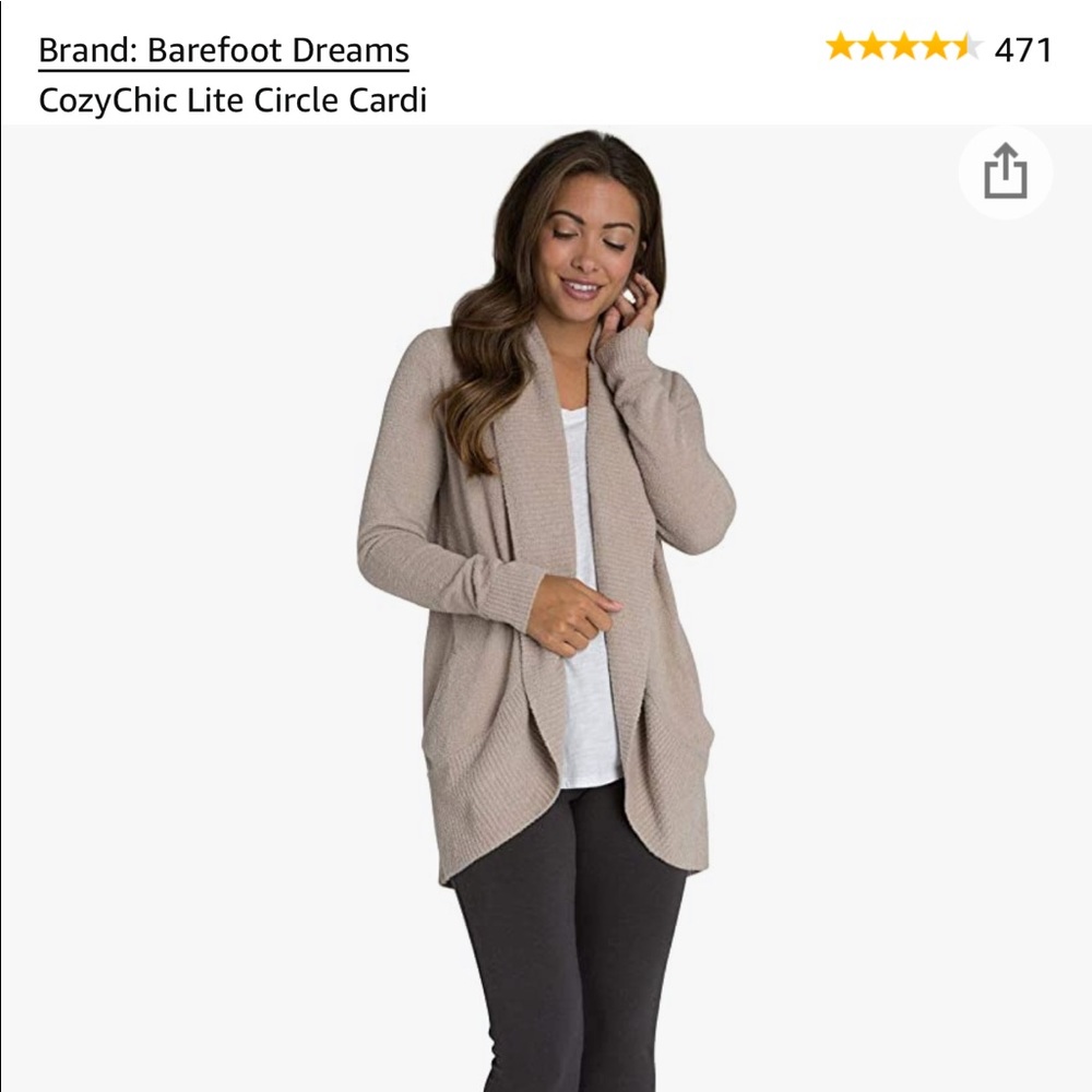 Barefoot dreams cozy chic lite circle cardigan